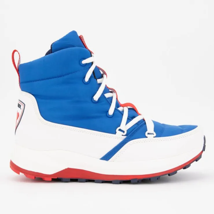 ROSSIGNOL Apres-ski bottines à lacets semelle plateforme podium Mixte BLEU ROI Hot