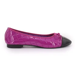 MANOUKIAN Ballerine matelassée Femme VIOLET Discount