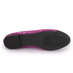 MANOUKIAN Ballerine matelassée Femme VIOLET Discount