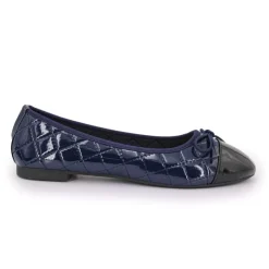 MANOUKIAN Ballerine matelassée Femme BLEU FONCE Sale