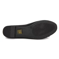 MANOUKIAN Ballerines tissu apolina effet crochet avec noeud Femme NOIR Best