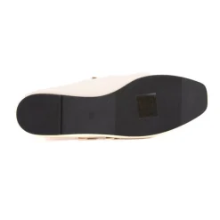 BURTON OF LONDON Ballerines zayanita double brides avec boucles Femme NOIR New