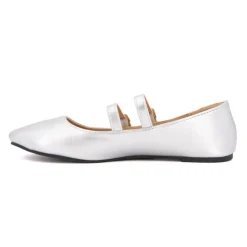 BURTON OF LONDON Ballerines zayanita double brides avec boucles Femme ARGENT Sale