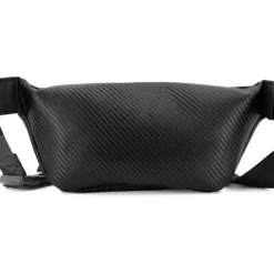 BILL TORNADE Banane texturé poche zippée argentée 30x13x14cm Mixte NOIR Outlet