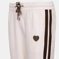 BURTON OF LONDON Bas de jogging avec bandes nelsy avec coeur Femme BLANC ECRU Outlet