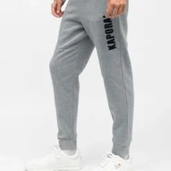 KAPORAL Bas de jogging brode blake Homme GRIS CLAIR