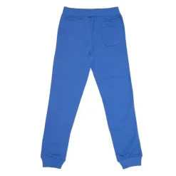 OM Bas de jogging coton gris chiné logo brodé Enfant BLEU Online