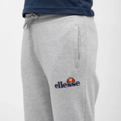 ELLESSE Bas de jogging doux regular uni logo brodé Femme GRIS CLAIR Sale
