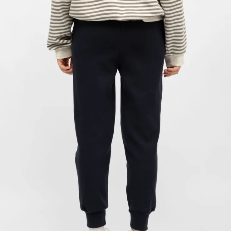 BURTON OF LONDON Bas de jogging elora coupe carotte coton Femme BLEU FONCE