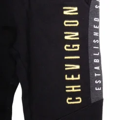 CHEVIGNON Bas de jogging inscription côté brodée coton mélangé Enfant NOIR Hot