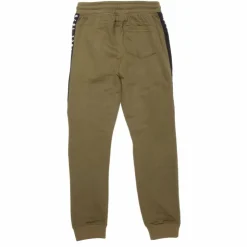 CHEVIGNON Bas de jogging inscription côté brodée coton mélangé Enfant KAKI New