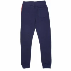 CHEVIGNON Bas de jogging inscription côté brodée coton mélangé Enfant BLEU FONCE Sale