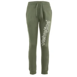 HELVETICA Bas de jogging logo cuisse Homme KAKI Best