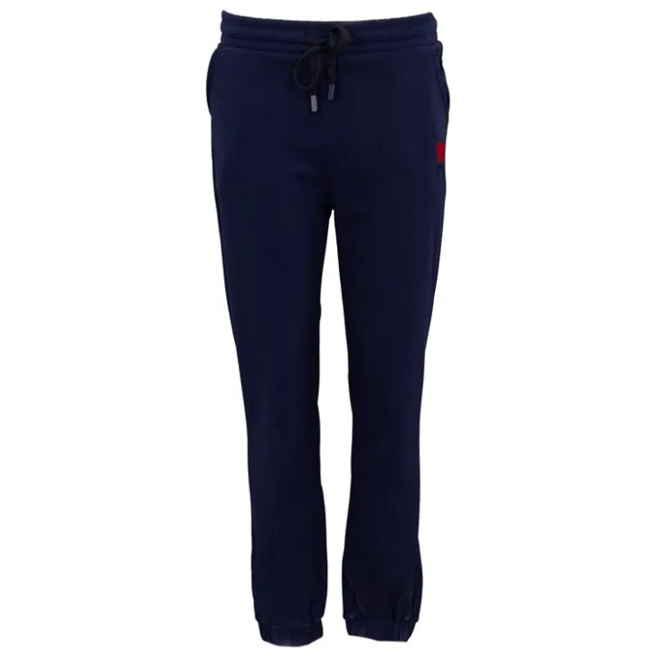 BURTON OF LONDON Bas de jogging nany coeur brodé rouge Femme BLEU FONCE Sale