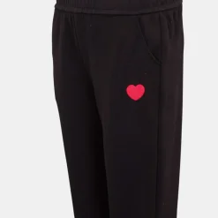 BURTON OF LONDON Bas de jogging ultra doux chanda avec coeur brodé Femme NOIR Online