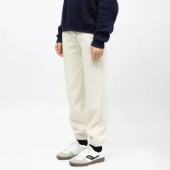 BURTON OF LONDON Bas de jogging velours cotelé leonita Femme BLANC ECRU Discount