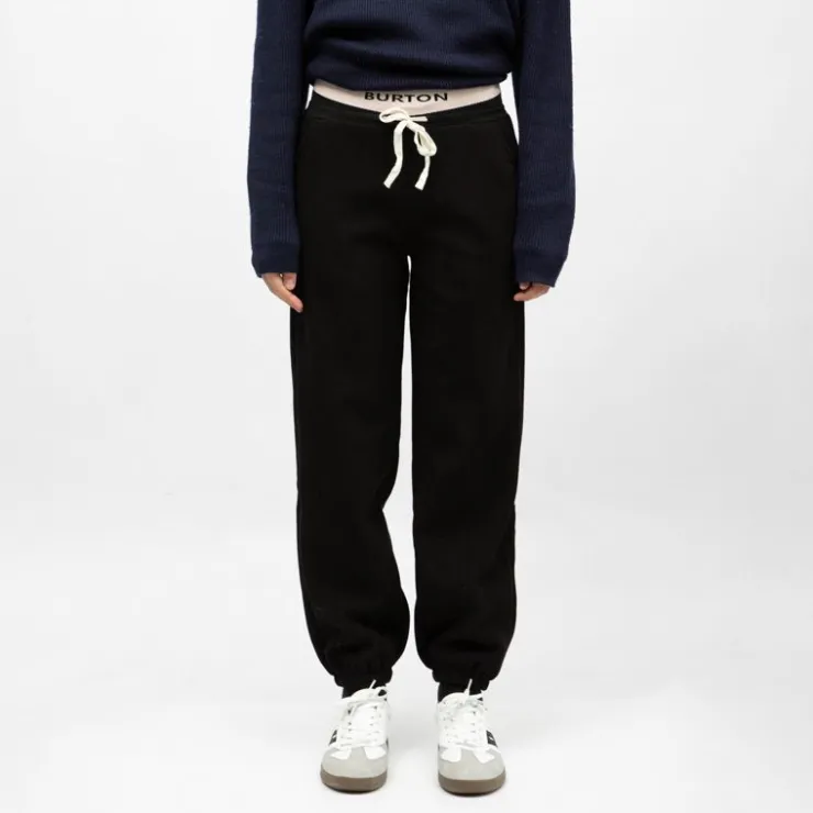 BURTON OF LONDON Bas de jogging velours cotelé leonita Femme NOIR Sale