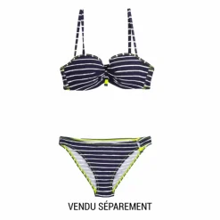 CHERRY BEACH Bas de maillot de bain rayé Femme BLEU FONCE Best