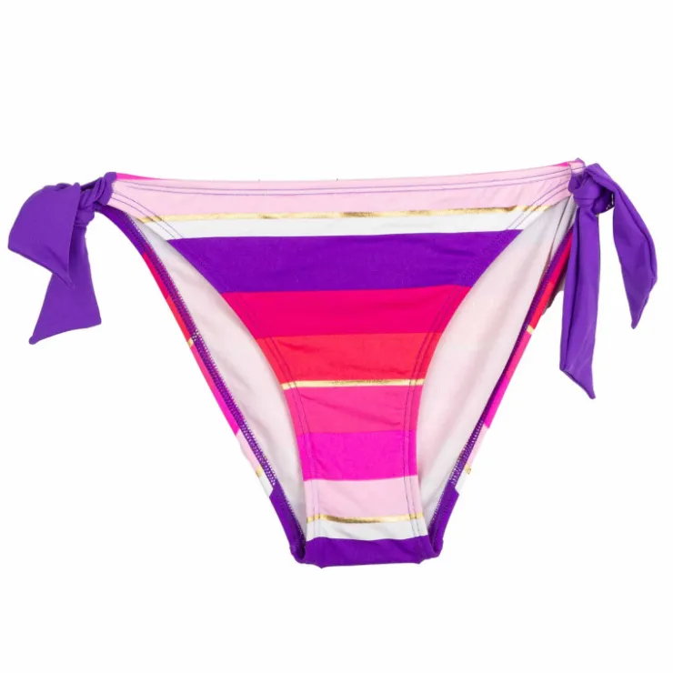 CHERRY BEACH Bas de maillot de bain rayé multicolore Femme ROSE Hot