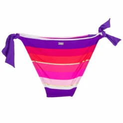CHERRY BEACH Bas de maillot de bain rayé multicolore Femme ROSE Hot
