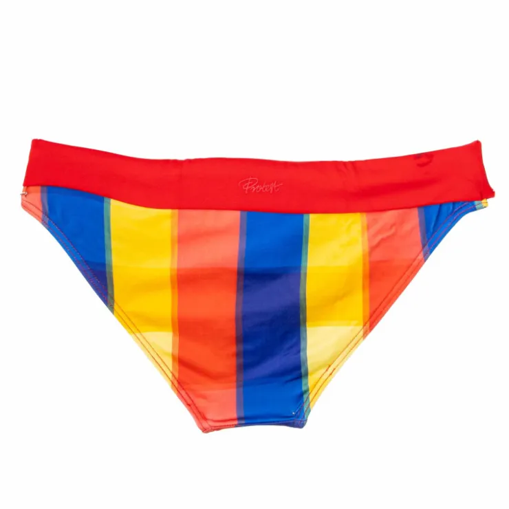 PROTEST Bas maillot de bain rayé strood Femme MULTICOLORE New