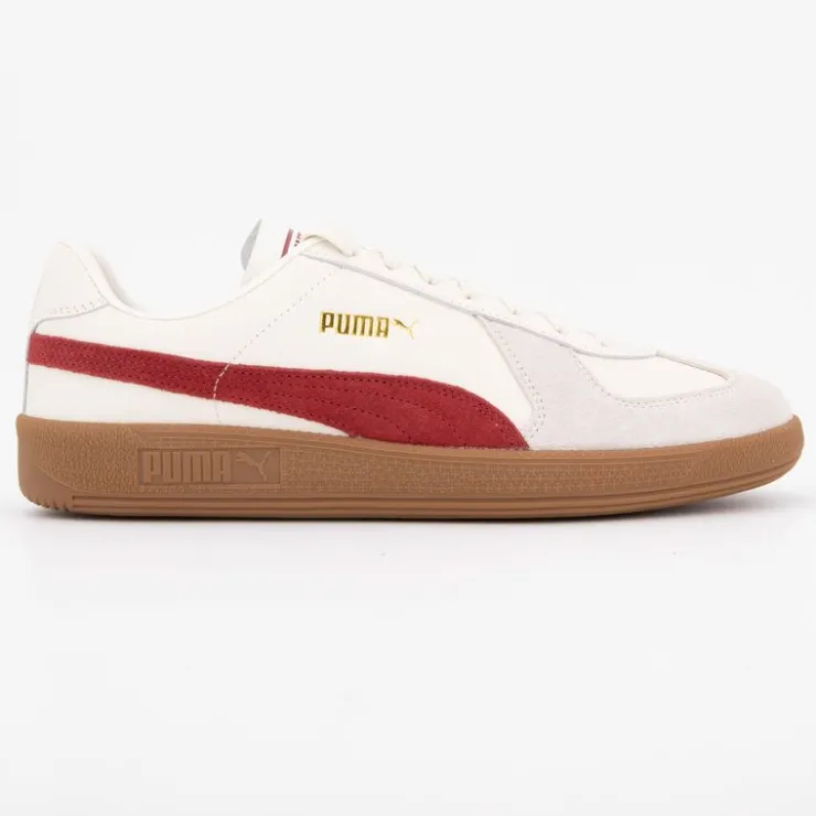 PUMA Basket army trainer cuir Homme BLANC ECRU Discount