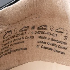 CAPRICE Basket black naplak 92376245 t36/41 Femme NOIR Discount