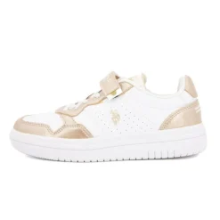 US POLO Basket et doré Enfant BLANC Hot