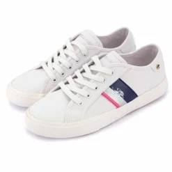 US POLO Basket mare w004w / db t35 au 40 Femme BLANC New