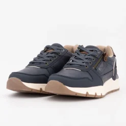 MUSTANG Basket cognac 15m0051003 t41/46 Homme BLEU FONCE Hot