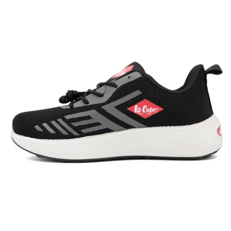 LEE COOPER Basket Motif Graphique T35-40 Enfant NOIR