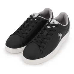 US POLO Basket marlyn blanc et Femme NOIR Outlet