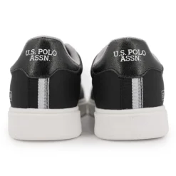 US POLO Basket marlyn blanc et Femme NOIR Outlet