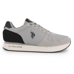 US POLO Basket nobil Homme GRIS CLAIR New