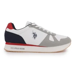 US POLO Basket nobil Homme BLANC Outlet