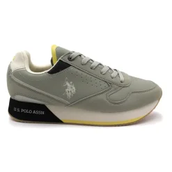 US POLO Basket nobil Homme GRIS CLAIR