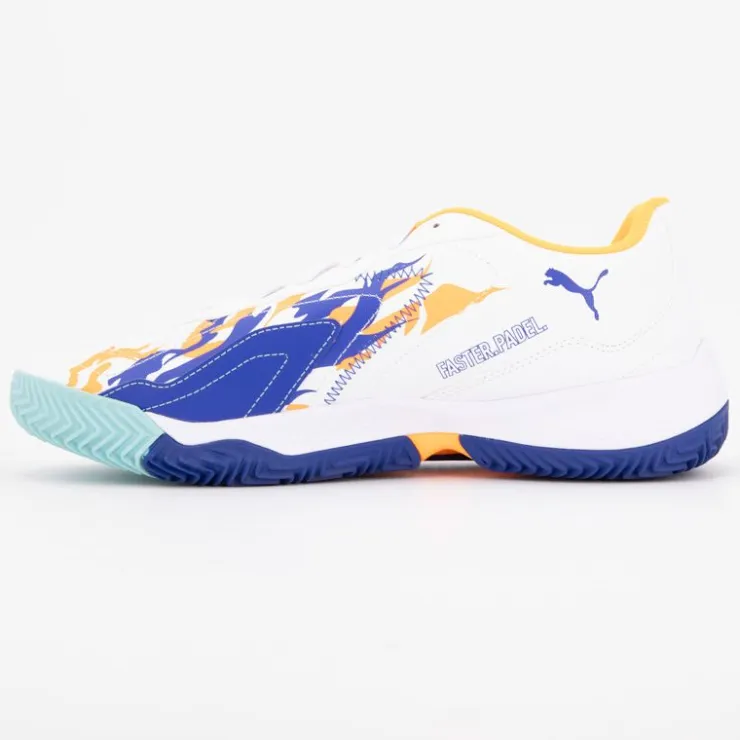 PUMA Basket nova smash cuir Homme BLANC Outlet