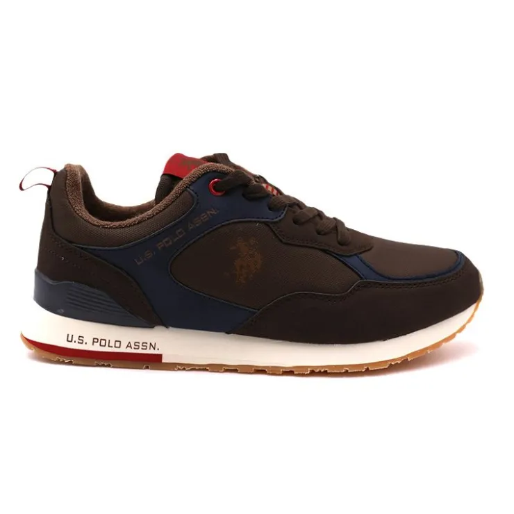 US POLO Basket tabry Homme MARRON Online