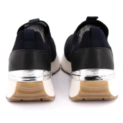 TOM TAILOR Basket toile 639034 0010 t36/41 Femme BLEU FONCE New