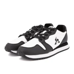 LE COQ SPORTIF Baskets à lacets black & white logo 2410691 t39 au 46 Homme NOIR Clearance