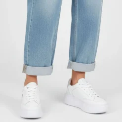 US POLO Baskets à lacets s semelle épaisse he Femme BLANC Discount