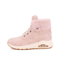BURTON OF LONDON Baskets à lacets doublure fourrée ysma Femme ROSE CLAIR Outlet