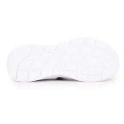 KELARA Baskets à lacets en tissu semelle épaisse blanche Femme NOIR Clearance