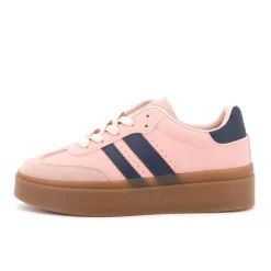 BURTON OF LONDON Baskets à semelle gomme sterna double bandes Femme ROSE Online