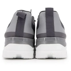 BURTON OF LONDON Baskets almanzo à lacets semelle design Homme GRIS Sale