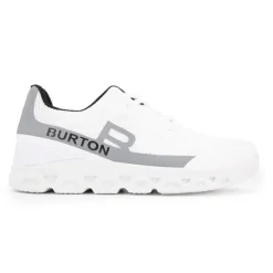 BURTON OF LONDON Baskets almanzo à lacets semelle design Homme BLANC