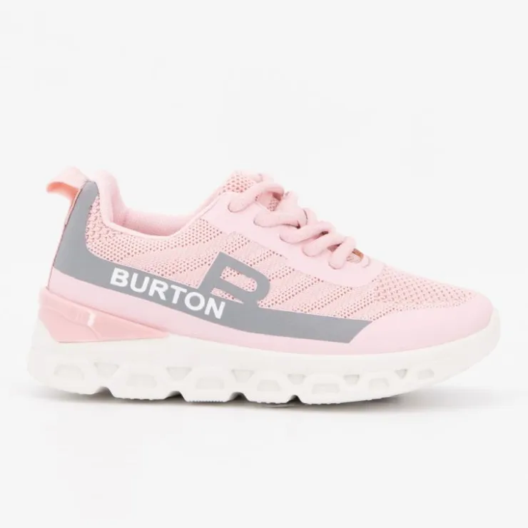 BURTON OF LONDON Baskets arcade à lacets avec semelle épaisse Enfant ROSE Best