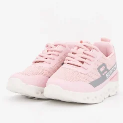 BURTON OF LONDON Baskets arcade à lacets avec semelle épaisse Enfant ROSE Best