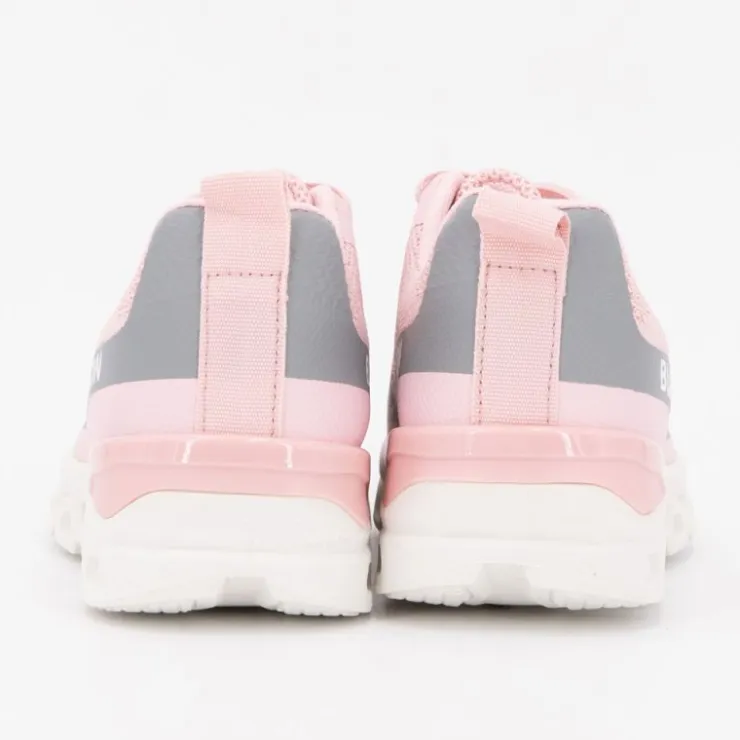 BURTON OF LONDON Baskets arcade à lacets avec semelle épaisse Enfant ROSE Best