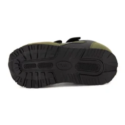 US POLO Baskets avec scratch imprimé logo Enfant KAKI Outlet